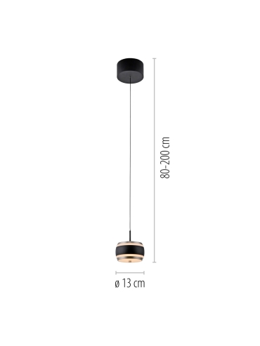 Lampa wisząca PURE FALLING RINGS 2503-18