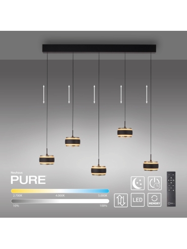 Lampa wisząca PURE FALLING RINGS 2504-18