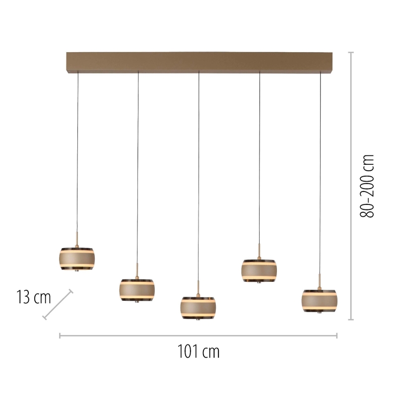 Lampa wisząca PURE FALLING RINGS 2504-97