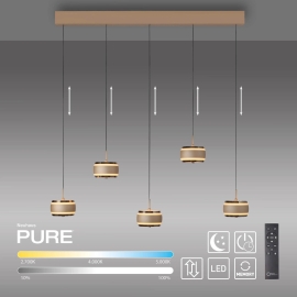 Lampa wisząca PURE FALLING RINGS 2504-97
