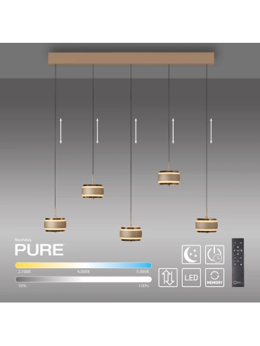 Lampa wisząca PURE FALLING RINGS 2504-97