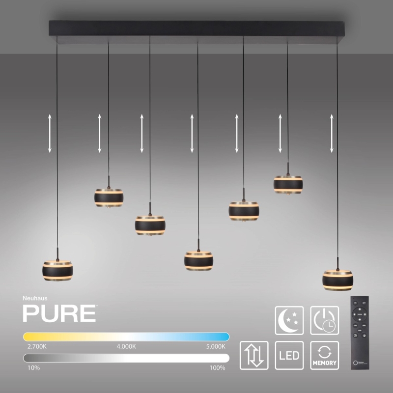 Lampa wisząca PURE FALLING RINGS 2505-18