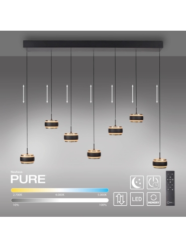 Lampa wisząca PURE FALLING RINGS 2505-18