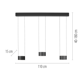 Lampa wisząca PURE CLIPSE 2473-15