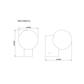 Kinkiet NUA WL31832/1L