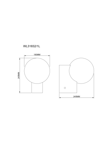 Kinkiet NUA WL31832/1L