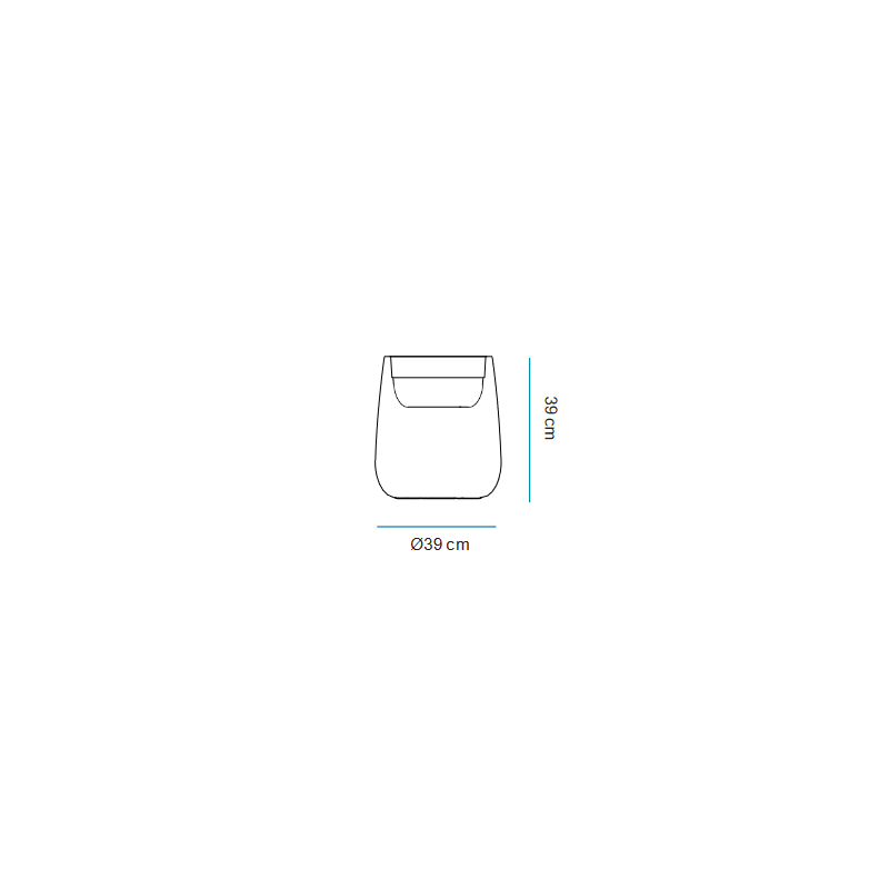 Doniczka LED CAMELIA 40 IP65 3287