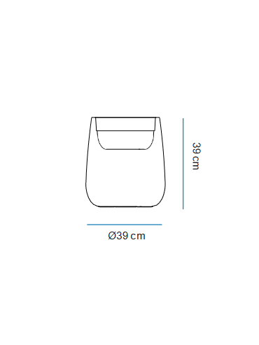 Doniczka LED CAMELIA 40 IP65 3287