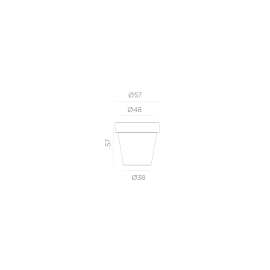 Doniczka LED MAGNOLIA IP65 3167