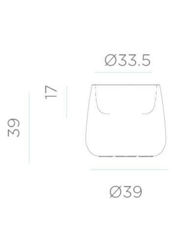 Doniczka solarna LED RGB CAMELIA 40 IP65 3287