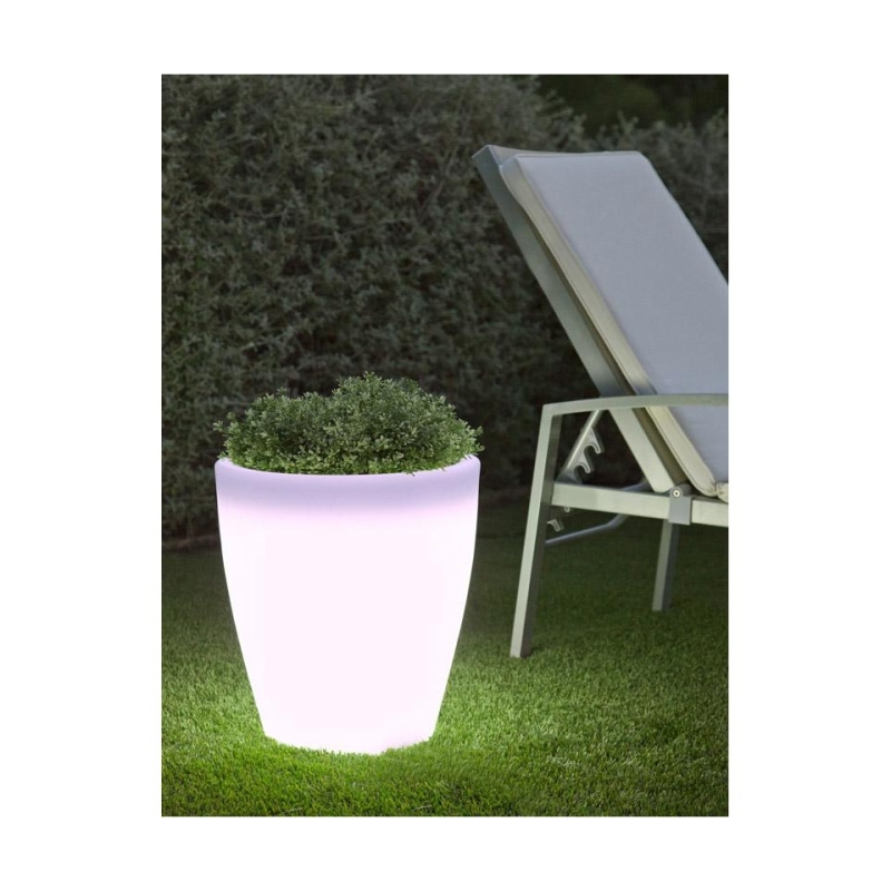 Doniczka solarna LED RGB VIOLETA IP65 3280
