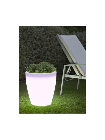 Doniczka solarna LED RGB VIOLETA IP65 3280