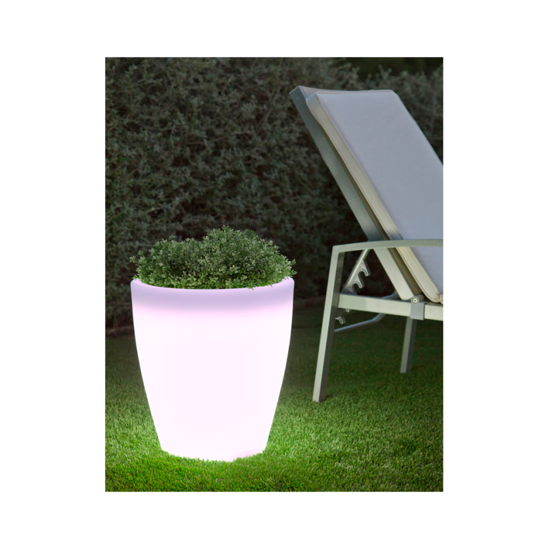Doniczka solarna LED RGB VIOLETA 55 IP65 3281