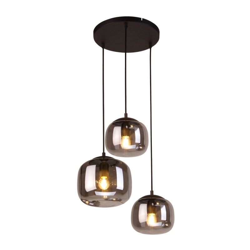 Lampa wisząca Calto PND-67705-3-BK-SG