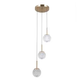 Lampa wisząca Padri PND-40827-3-HBR-CL