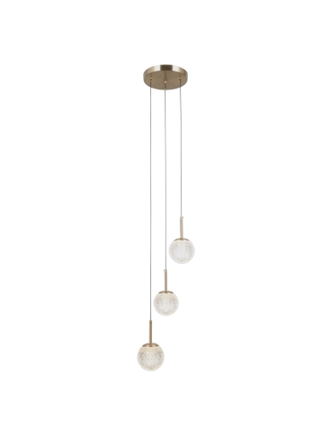 Lampa wisząca Padri PND-40827-3-HBR-CL