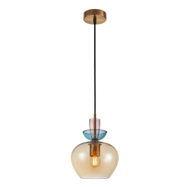 Lampa wisząca Fanda PND-31882-1-GD-AMB