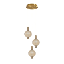 Lampa wisząca Lenti PND-83631-3-AB-AMB