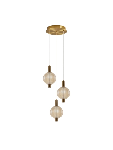 Lampa wisząca Lenti PND-83631-3-AB-AMB