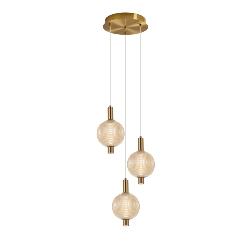 Lampa wisząca Lenti PND-83631-3-AB-AMB