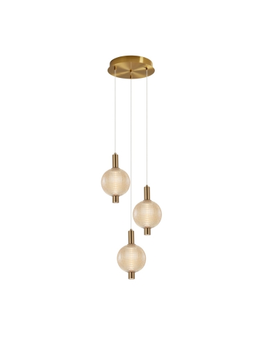 Lampa wisząca Lenti PND-83631-3-AB-AMB