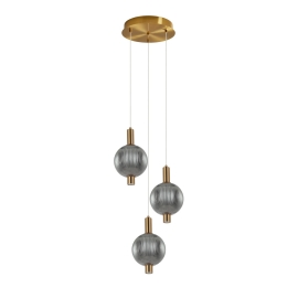Lampa wisząca Lenti PND-83631-3-BRO-SG