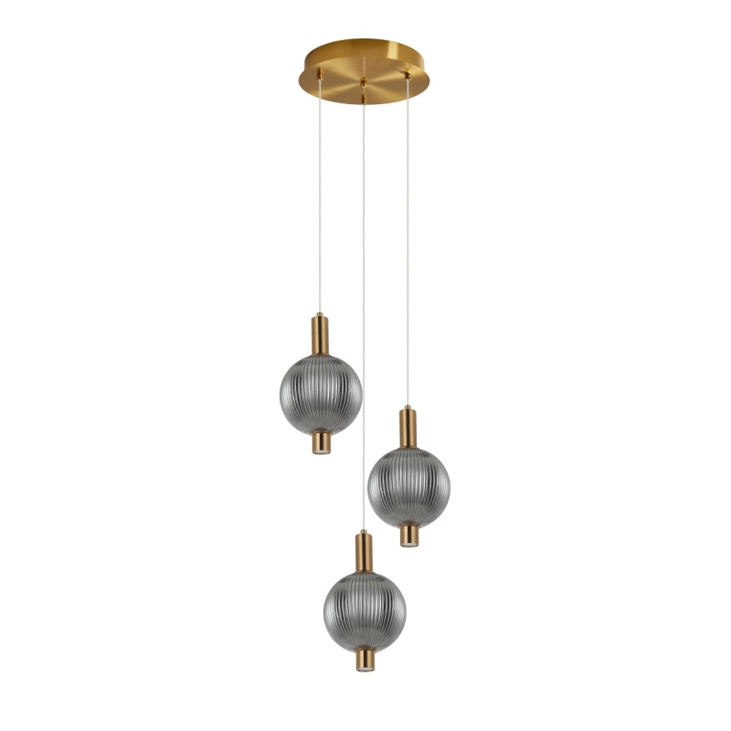 Lampa wisząca Lenti PND-83631-3-BRO-SG