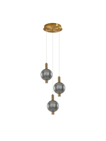 Lampa wisząca Lenti PND-83631-3-BRO-SG