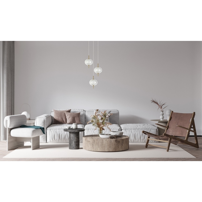 Lampa wisząca Corado PND-81418-3-BK-GD
