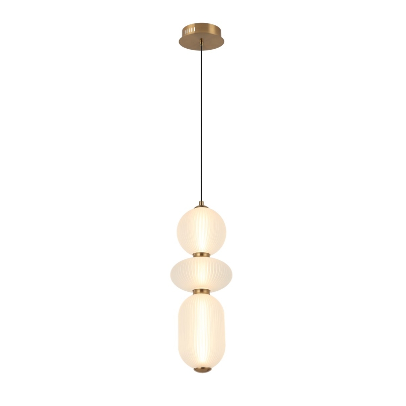 Lampa wisząca Nico PND-8545-3-AB-WH