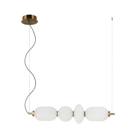 Lampa wisząca Nico PND-8545-4H-AB-WH