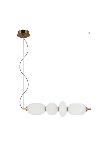 Lampa wisząca Nico PND-8545-4H-AB-WH