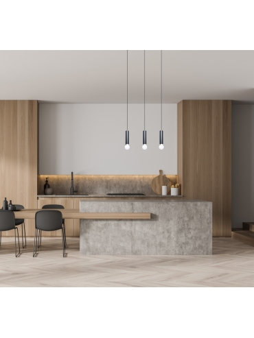 Lampa wisząca Macera PND-33849-3-BK