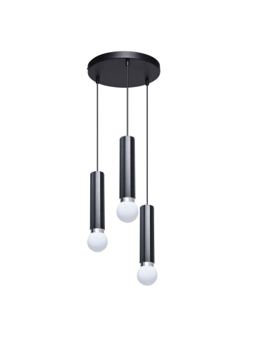 Lampa wisząca Macera PND-33849-3R-BK