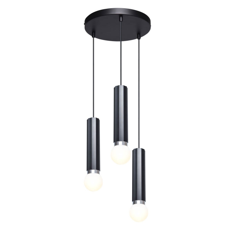 Lampa wisząca Macera PND-33849-3R-BK