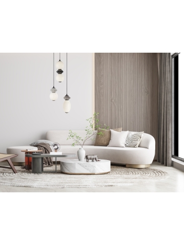Lampa wisząca Balos PND-94921-4R-BK