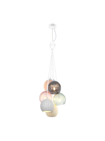 Lampa wisząca Cases PND-94794-6A-MLTI