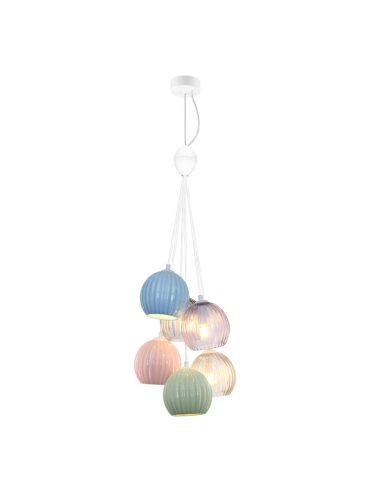 Lampa wisząca Cases PND-94794-6B-MLTI