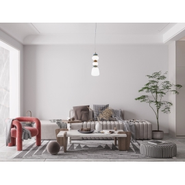 Lampa wisząca Evans PND-94981V-3B-GD