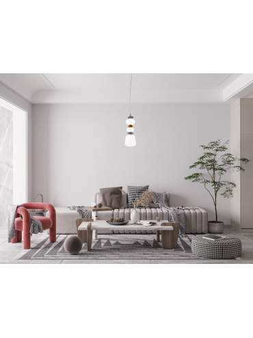 Lampa wisząca Evans PND-94981V-3B-GD