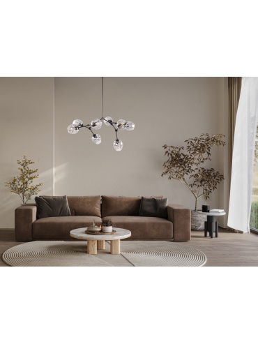 Lampa wisząca Ferral PND-75075-8-BK-SG