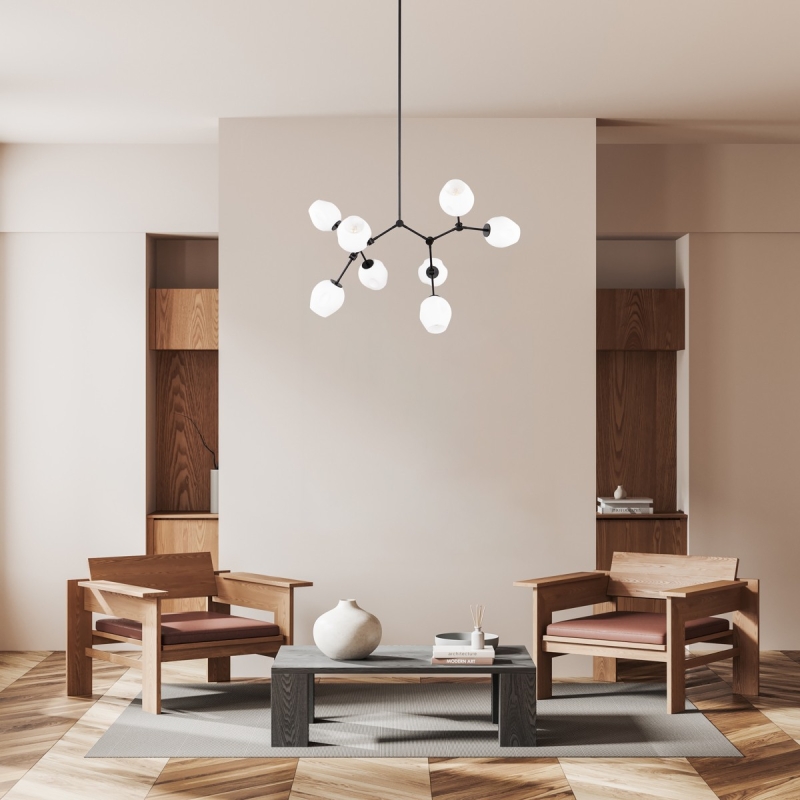 Lampa wisząca Ferral PND-75075-8-BK-WG