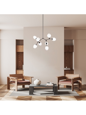 Lampa wisząca Ferral PND-75075-8-BK-WG