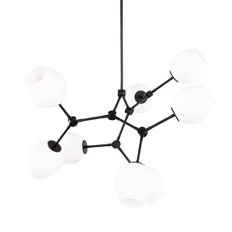 Lampa wisząca Ferral PND-75075-8-BK-WG