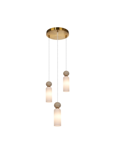 Lampa wisząca Santos PND-95331-3-BRSS