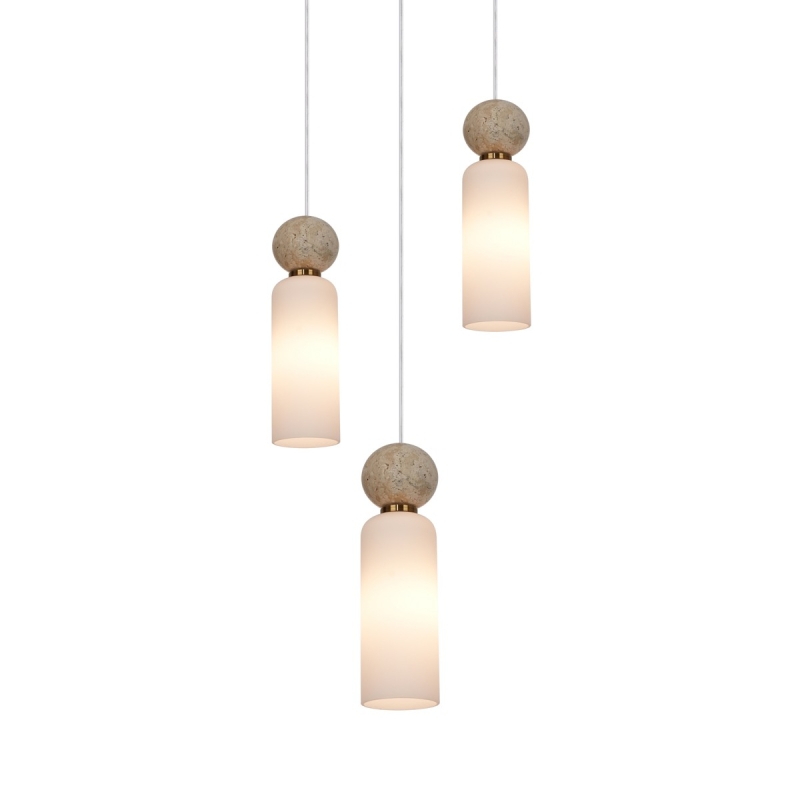 Lampa wisząca Santos PND-95331-3-BRSS