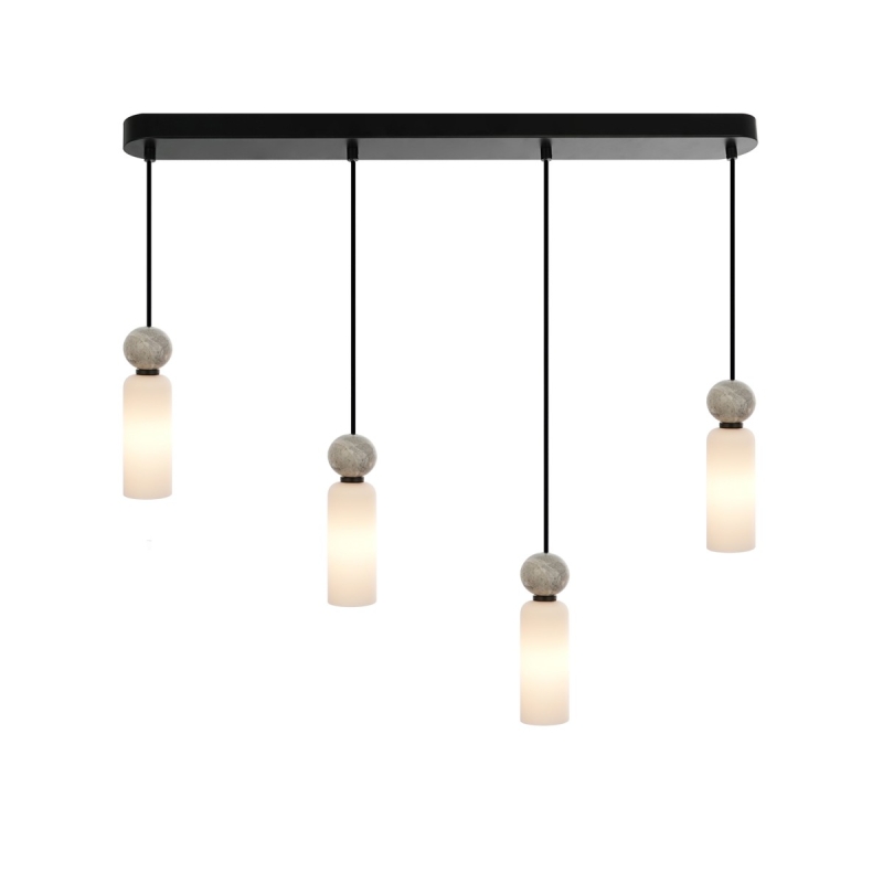 Lampa wisząca Santos PND-95331-4-BK