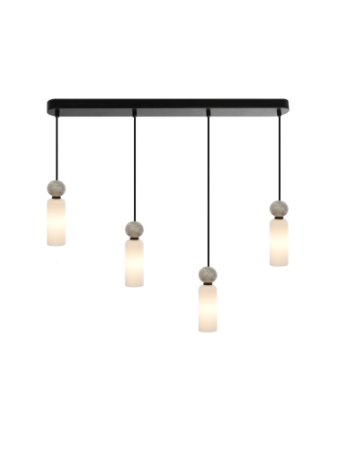 Lampa wisząca Santos PND-95331-4-BK