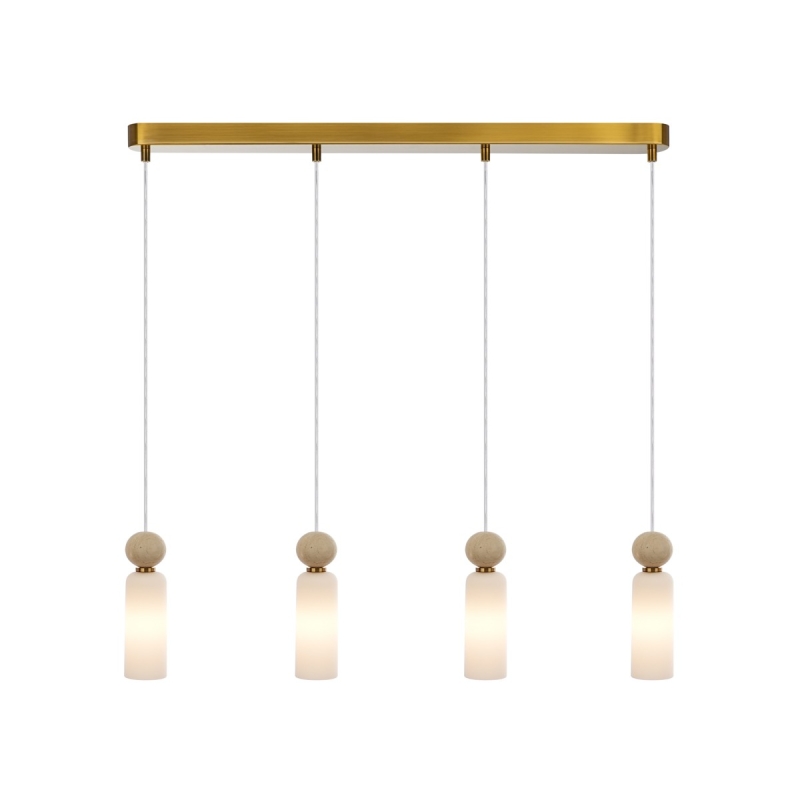 Lampa wisząca Santos PND-95331-4-BRSS