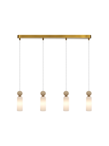 Lampa wisząca Santos PND-95331-4-BRSS